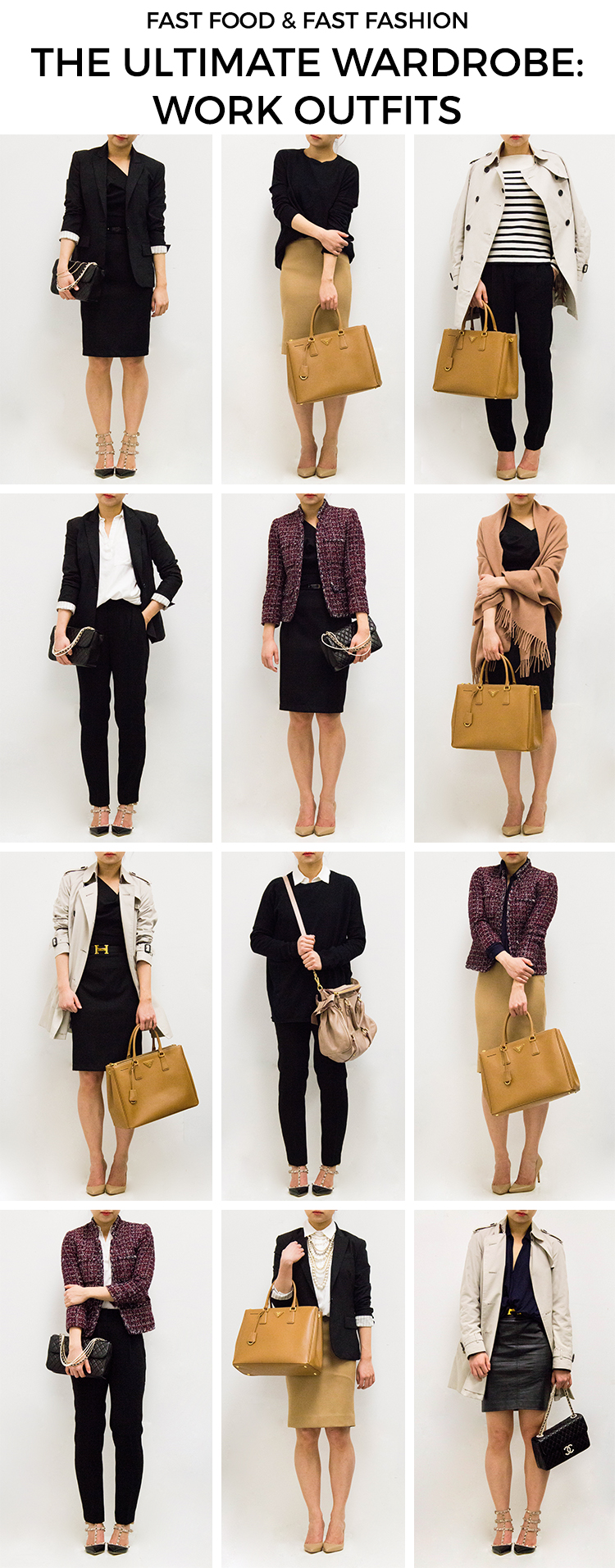 The Ultimate Capsule Wardrobe Work Essentials Elle Blogs