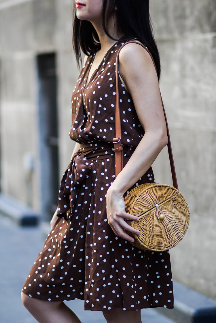 zara polka dot jumpsuit