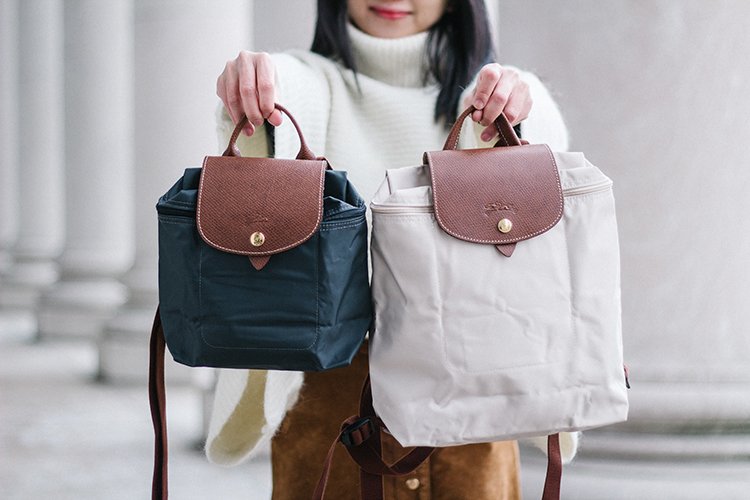 Review: Longchamp Mini Le Pliage Backpack vs Longchamp Le Pliage Backpack -  Elle Blogs