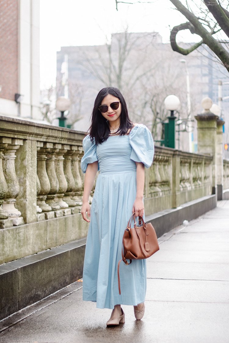 Cinderella Blue (+ Free People Ain't She A Beaut Midi Dress Review ...