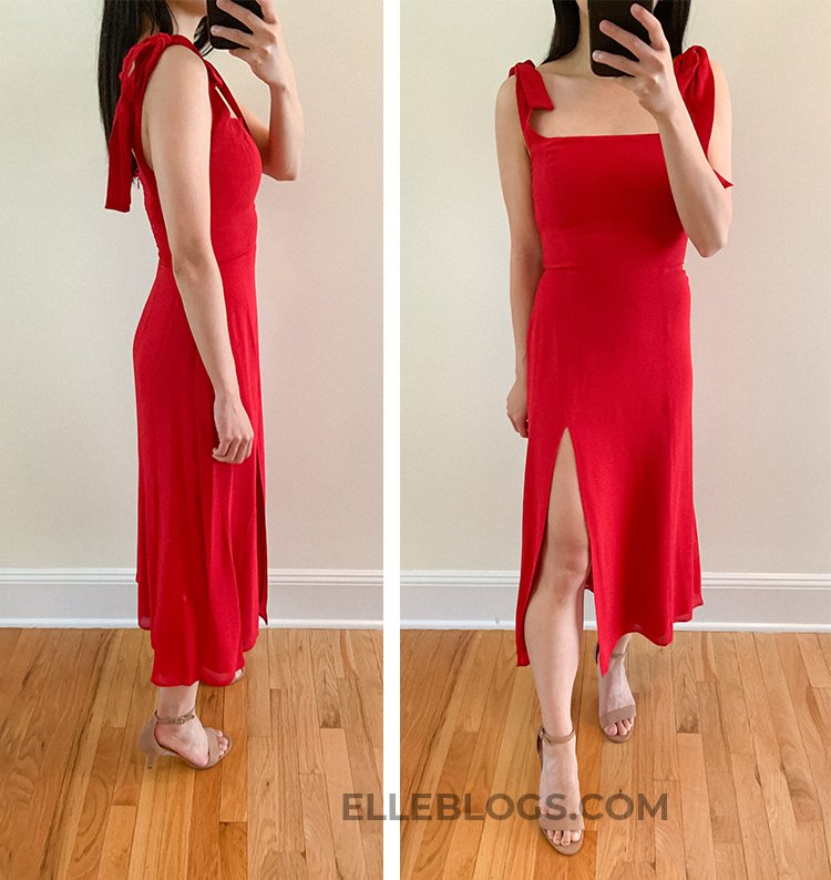 Reformation Dress Try-On - Keep or Return? Help! - whatveewore