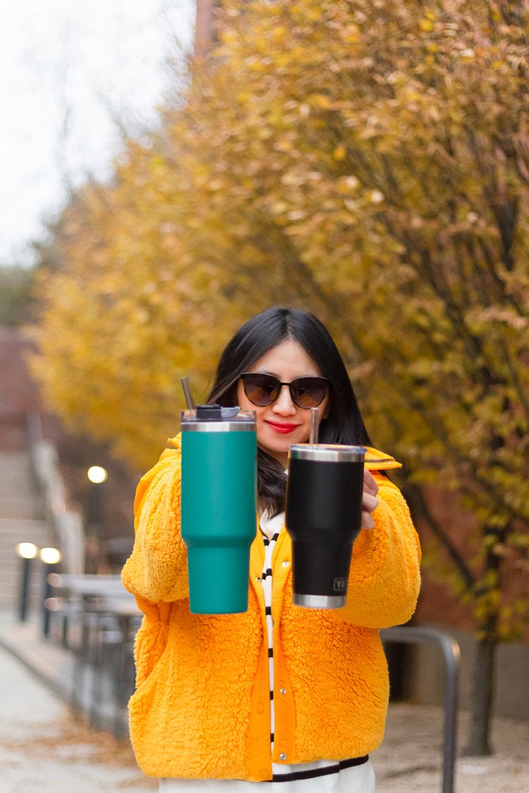 Comparison Review: Stanley 40oz Travel Tumbler vs Yeti Rambler 35oz Mug  with Straw Lid - Elle Blogs